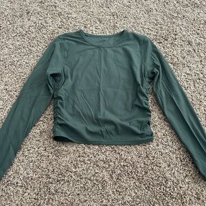 Lululemon Women’s Long Sleeve Ribbed Crop Tshirt